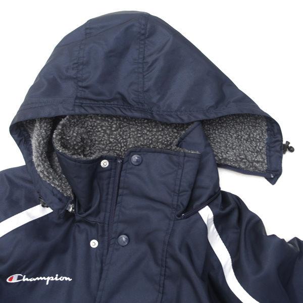 Champion（チャンピオン） 裏ボアベンチコート/フード/ネイビー/サイズ