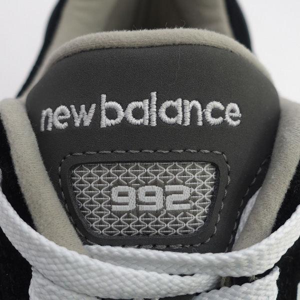 New Balance（ニューバランス） スニーカー/992/スエード/ブラック28.5