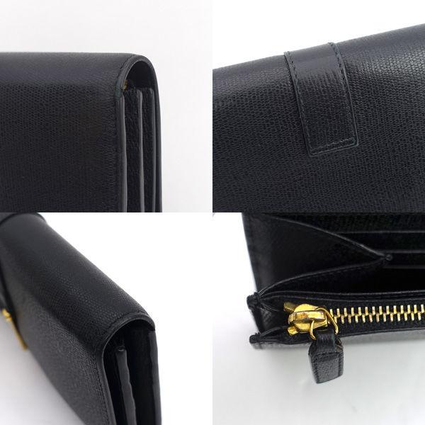 【希少】サンローラン　長財布　Yロゴ　ブラック　ゴールド金具 Yves Saint Laurent（イヴ・サンローラン） SAINT LAURENT / サン