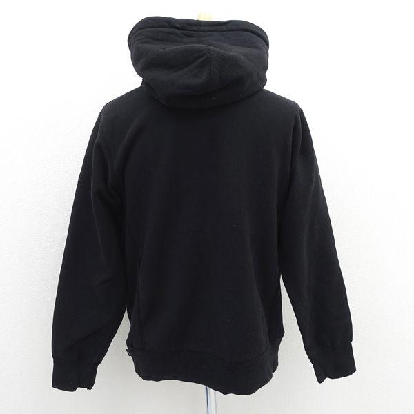Supreme（シュプリーム） パンチングレザーロゴ パーカー/ブラック