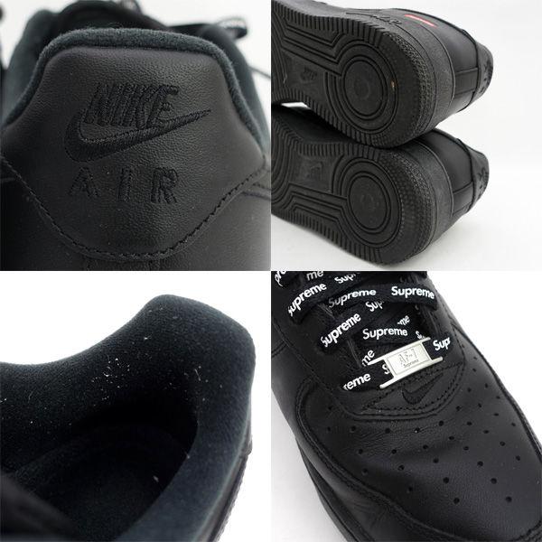 NIKE × Supreme AIR FORCE 1 LOW/エアフォース1 ロー/ブラック/27.5cm