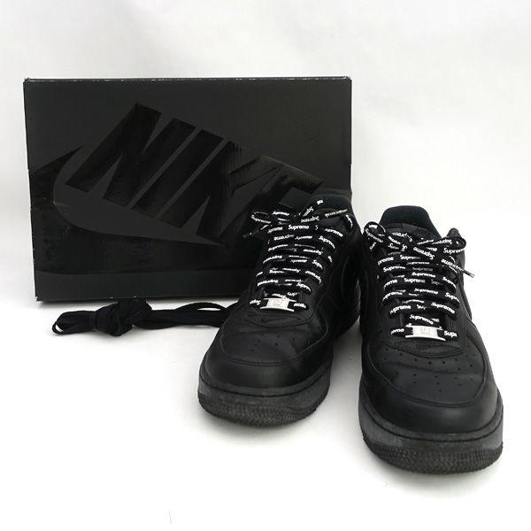 NIKE × Supreme AIR FORCE 1 LOW/エアフォース1 ロー/ブラック/27.5cm
