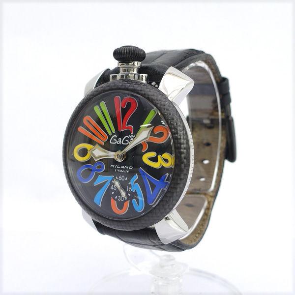 GaGa MILANO（ガガミラノ） マヌアーレ カーボン 48mm メンズ 腕時計 