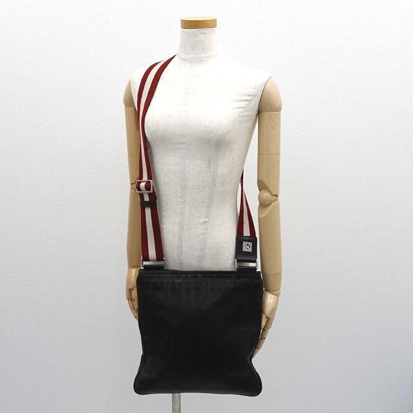Bally（バリー） ショルダーバッグ/斜めがけ/レザー/ダークブラウン