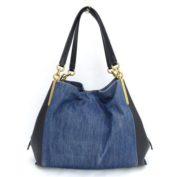 COACH（コーチ） ダルトン 31 ショルダーバッグ デニム レザー 89314