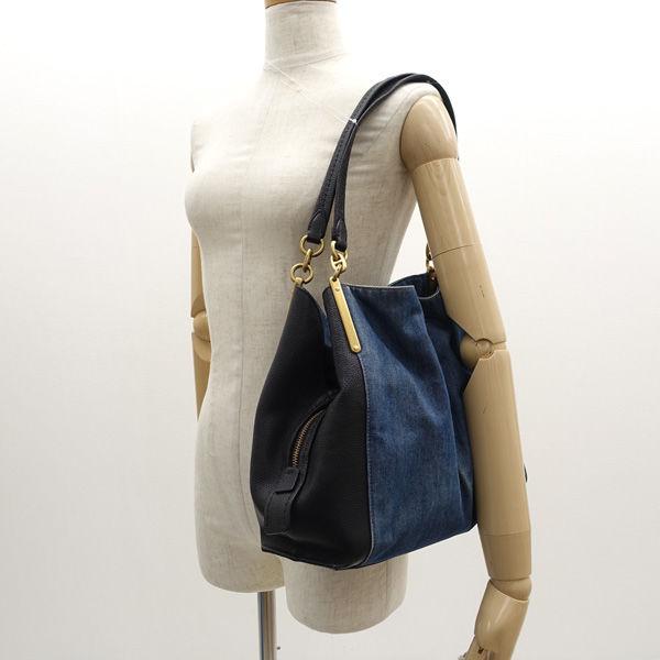 COACH / コーチ ◆ダルトン 31 ショルダーバッグ デニム レザー 89314 【バッグ/バック/BAG/鞄/カバン】 ブランド【中古】 [0220549104] COACH（コーチ） ダルトン 31 ショルダーバッグ デニム レザー 89314