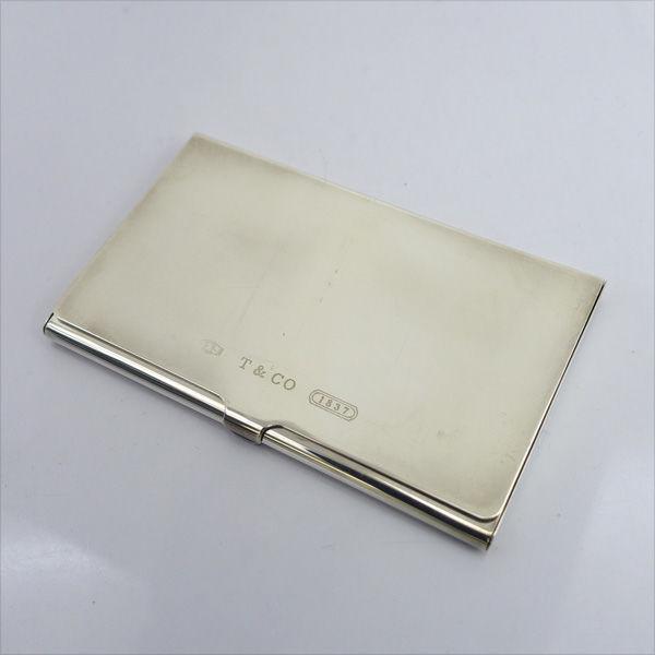 9HM21 ティファニー 名刺入れ カードケース シルバー 925 レア 美品 TIFFANY&Co.（ティファニー） 名刺入れ カードケース 925刻印 カード