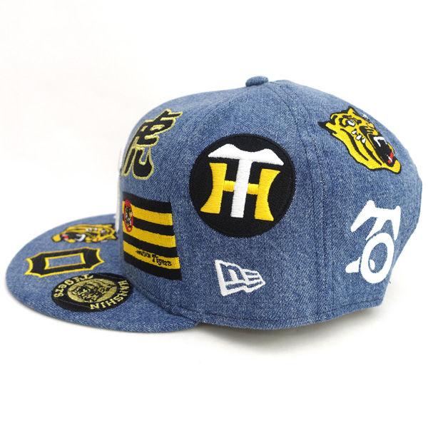 NEW ERA 阪神タイガース 9FIFTY キャップ M/L 刺繍ロゴ 美品 NEW ERA（ニューエラ） NEW ERA×阪神タイガース キャップ/9FIFT/ロゴ