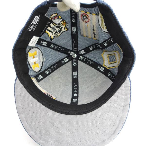 NEW ERA 阪神タイガース 9FIFTY キャップ M/L 刺繍ロゴ 美品 NEW ERA（ニューエラ） NEW ERA×阪神タイガース キャップ/9FIFT/ロゴ