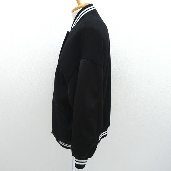 ZARA（ザラ） スタジャン/袖切替/ブラック/サイズUSA：S 3427/763/800