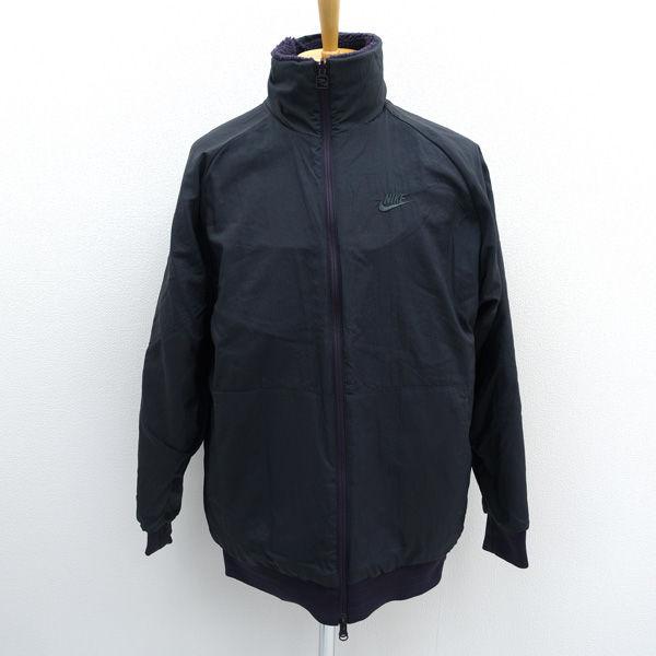 NIKE（ナイキ） リバーシブルボアジャケット/ブラック×パープル/サイズ