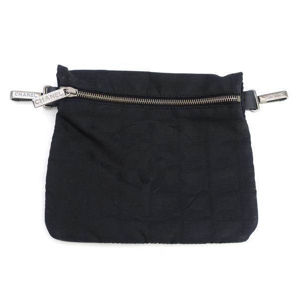 CHANEL / シャネル  ニュートラベル トートバッグ ナイロン ココ ブラック A26156 ブランド 中古の画像