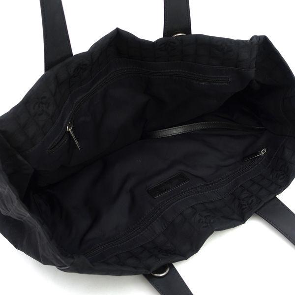 CHANEL / シャネル  ニュートラベル トートバッグ ナイロン ココ ブラック A26156 ブランド 中古の画像