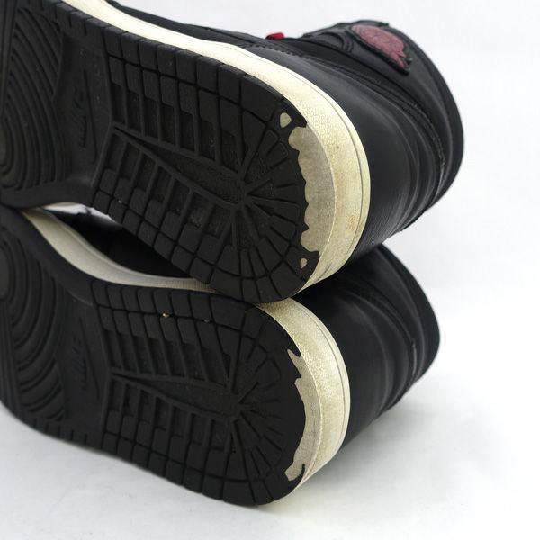 NIKE（ナイキ） エアジョーダン1 レトロ ハイ OG/ブラック×レッド/28.5