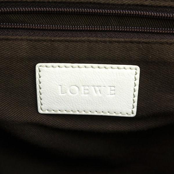 LOEWE（ロエベ） リボン アナグラム バッグ ピンク チャーム付き