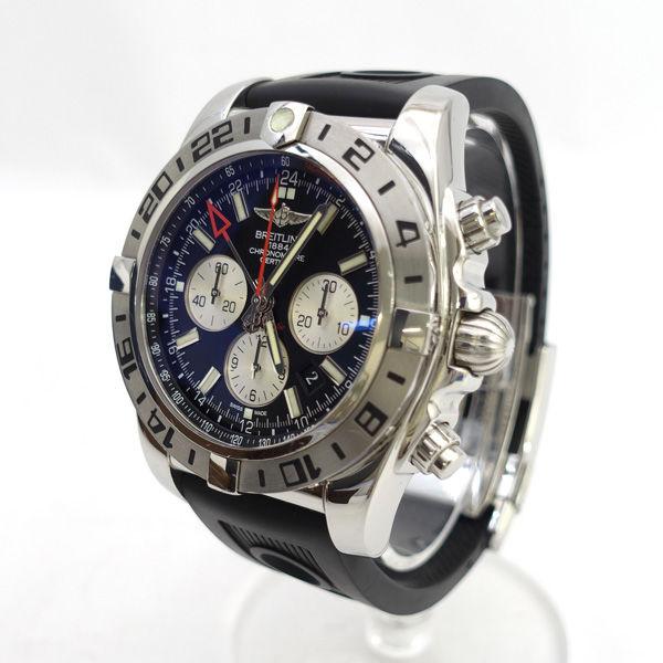 BREITLING / ブライトリング ◆クロノマット GMT メンズ 腕時計 オートマティック ラバー AB0413 【メンズ/MEN/男性/ボーイズ/紳士】【腕時計/Watch】【クロノグラフ】 【自動巻】 ブランド [0220553899] ブライトリング（BREITLING） クロノマット GMT メンズ 腕時計