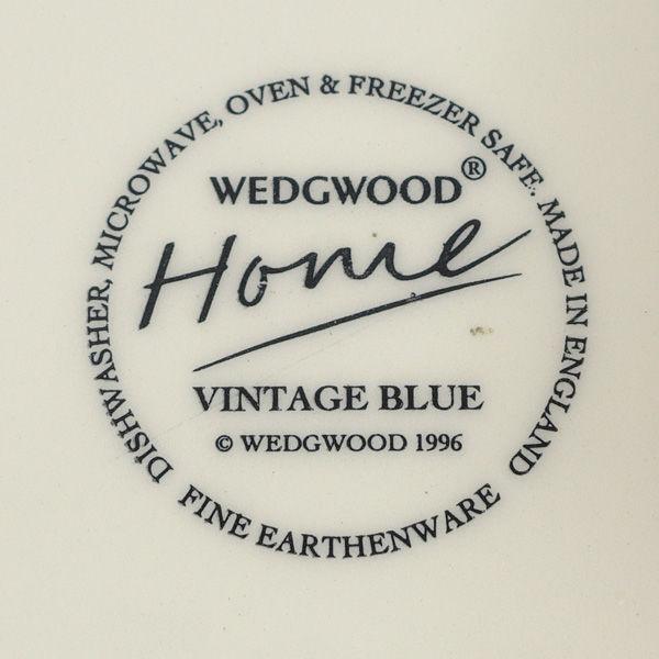 WEDGWOOD HOME VINTAGE BLUE   洋食器ウエッジウッド/ヴィンテージブルー 27.5cmプレート(5枚組) 36391 ギフト 未使用の画像