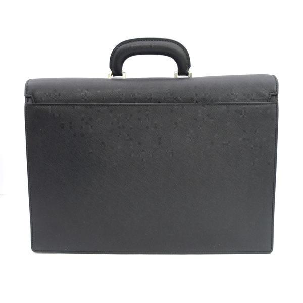 美品】バーバリー　BURBERRY ビジネスバッグ　ブリーフケース　レザー　黒 BURBERRY（バーバリー） ブリーフケース/ビジネスバッグ/書類バッグ