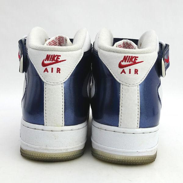 NIKE（ナイキ） AIR FORCE 1 MID QS/エアフォース1/ホワイト/26cm 