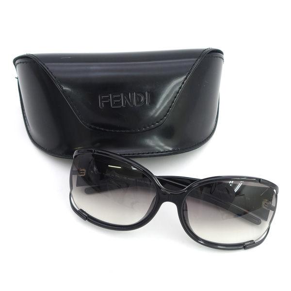 FENDI（フェンディ） サイドロゴ サングラス ブラック FS427AF