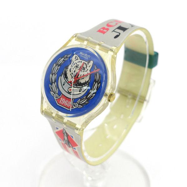 【中古】 宇宙犬ハッチー Swatch（スウォッチ） スペースドック SPACE DOG 宇宙犬ライカ 腕時計