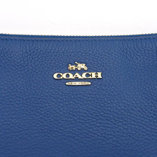 COACH（コーチ） ロゴ ショルダーバッグ クロスボディ 斜め掛け ブルー