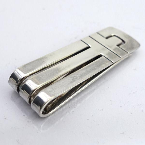 BVLGARI（ブルガリ） パレンテシ マネークリップ 925 SILVER ロゴ