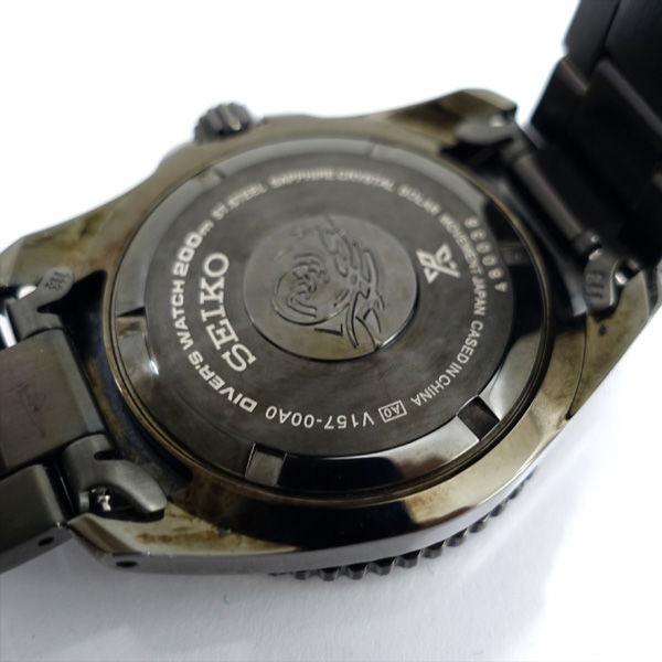 SEIKO / セイコー  プロスペックス ダイバースキューバ ソーラー メンズ腕時計 ブラック SBDJ065 V157-00A0 ブランド 中古の画像