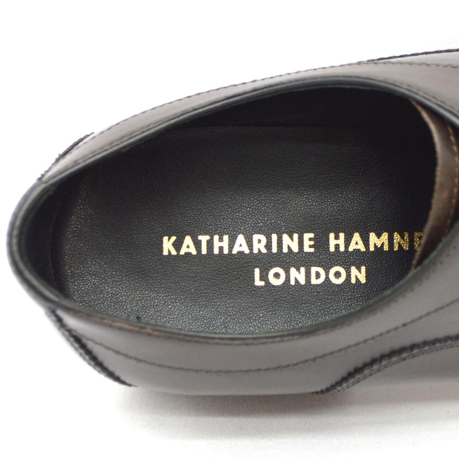 美品✨ キャサリンハムネット ストレートチップ 25.5㌢ ビジネスシューズ 黒 KATHARINE HAMNETT キャサリンハムネット ストレートチップ ビジネス