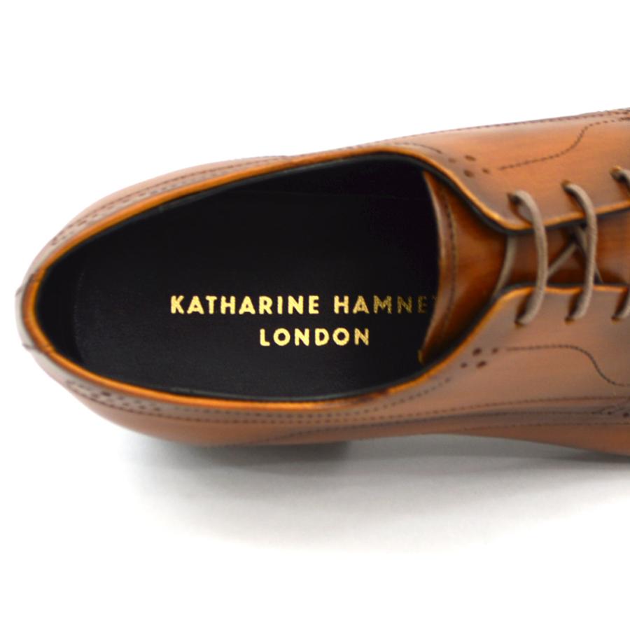 KATHARINE HAMNETT LONDON 本革レザー ビジネス シューズ KATHARINE HAMNETT キャサリン ハムネット KH31641 ビジネスシューズ