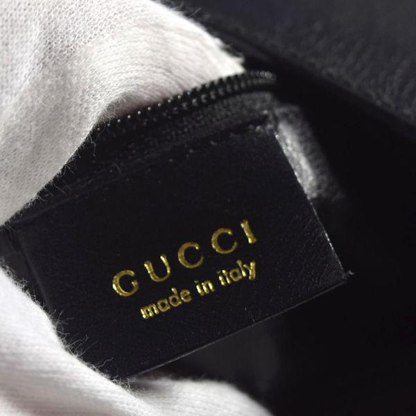 GUCCI（グッチ） バンブー ハンドバッグ レザー ブラック 001 2002