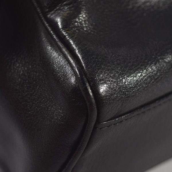 LOEWE（ロエベ） アナグラム クラッチバッグ レザー ブラック ブランド