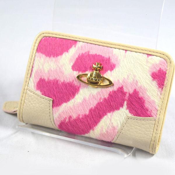 ヴィヴィアンウエストウッド ハラコ キーケース ピンクレオパード Vivienne Westwood（ヴィヴィアンウエストウッド） ハラコ キーケース