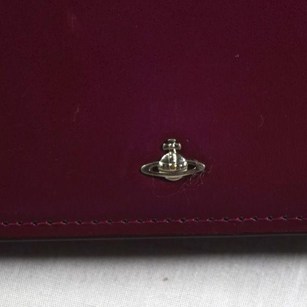 Vivienne Westwood / ヴィヴィアンウエストウッド ■ SIMPLE TINY ORB 二つ折り長財布 レザー 紫 財布 / サイフ / ウォレット / wallet /  ブランド 中古 [0990007900] Vivienne Westwood（ヴィヴィアンウエストウッド） SIMPLE TINY ORB 二