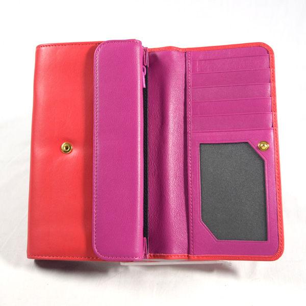 Vivienne Westwood / ヴィヴィアンウエストウッド ■ オーブ 二つ折り長財布 ナッパレザー 赤 1033VW31 財布 / サイフ / ウォレット / wallet /  ブランド 未使用 [0990008550] Vivienne Westwood（ヴィヴィアンウエストウッド） オーブ 二つ折り長