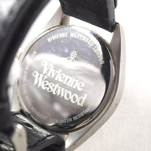 Vivienne Westwood / ヴィヴィアンウエストウッド  ヘリテージ 腕時計レザー ブラック メンズ クオーツ VV012BK ブランド 中古｜shop-archery｜02