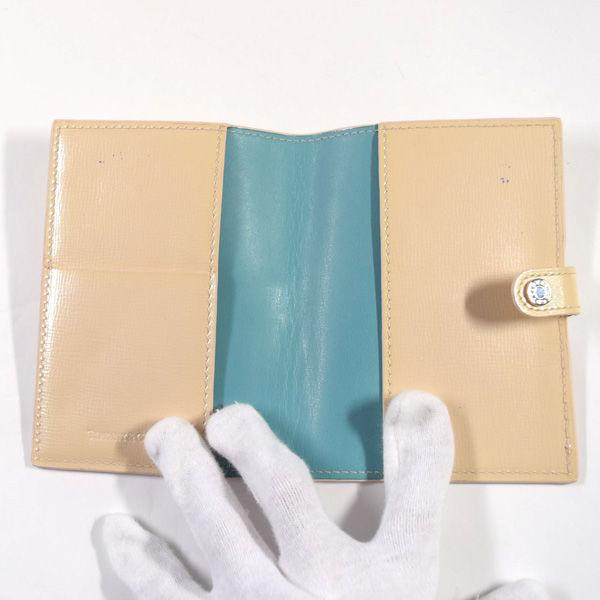 TIFFANY&Co. / ティファニー 手帳カバー エナメル レザー ベージュ  