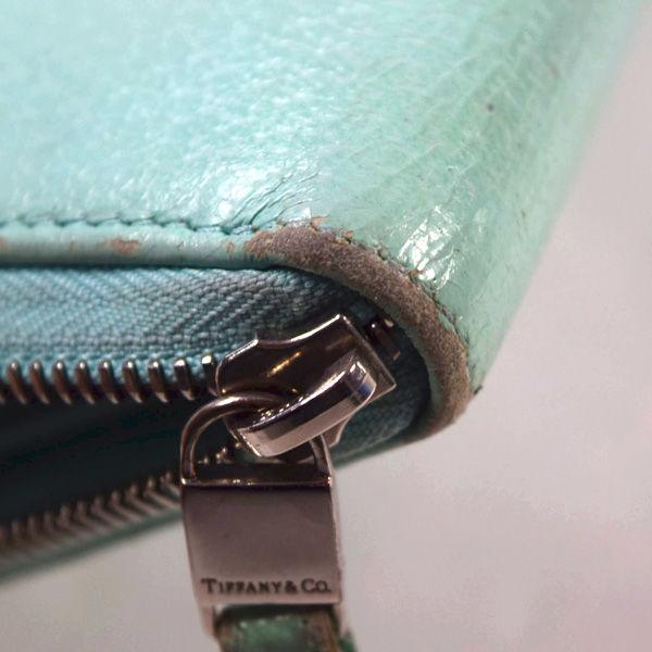 TIFFANY&Co. / ティファニー ラウンドファスナー長財布 レザー 
