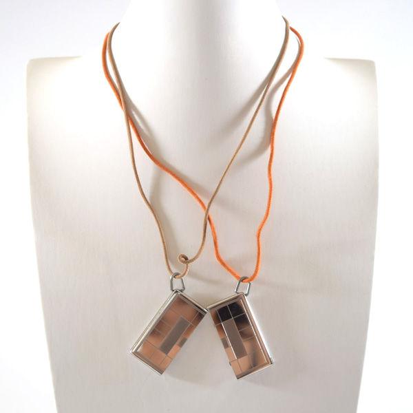 HERMES / エルメス ペア ネックレス 2001限定品 Hモチーフ