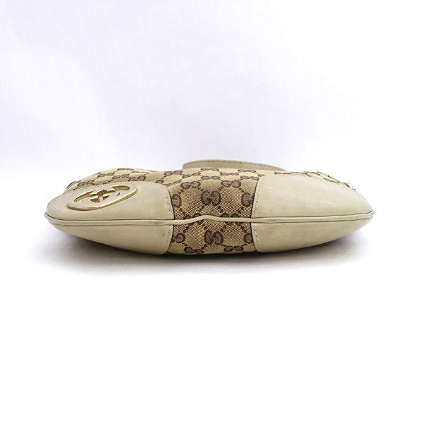 GUCCI / グッチ ■GGショルダーバッグ キャンバス レザー ベージュ 257072 ブランド【バッグ/バック/BAG/鞄/カバン】 【中古】 GGキャンバス GUCCI / グッチ GGショルダーバッグ キャンバス レザー