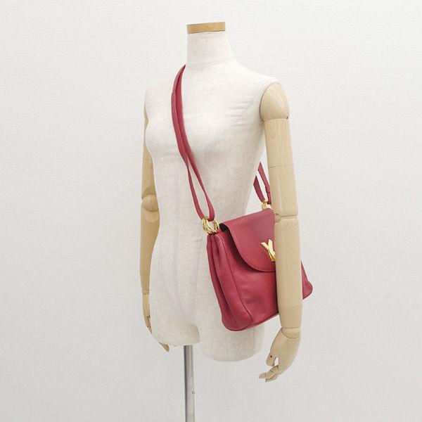 Paloma Picasso / パロマ ピカソ ショルダーバッグ レザー レッド