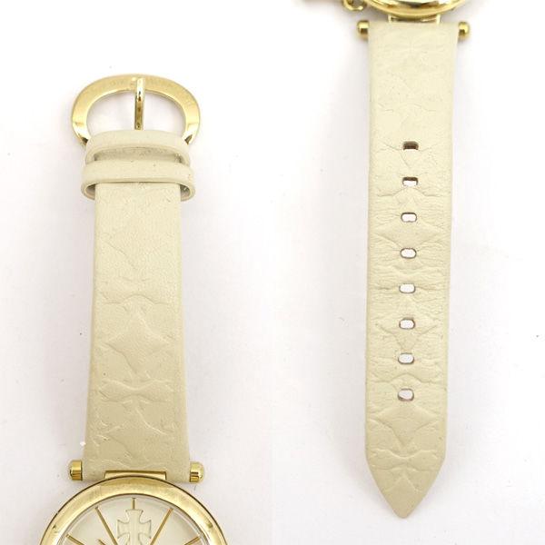 Vivienne Westwood / ヴィヴィアンウエストウッド  腕時計 ゴールド ホワイト レディース クオーツ ORB VV-006whwh VW2 中古｜shop-archery｜05