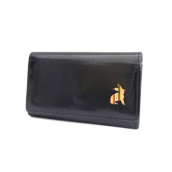 Paul Smith 5連キーケース　【未使用品】 Paul Smith（ポール・スミス） 5連キーケース レザー カーフ ブラック