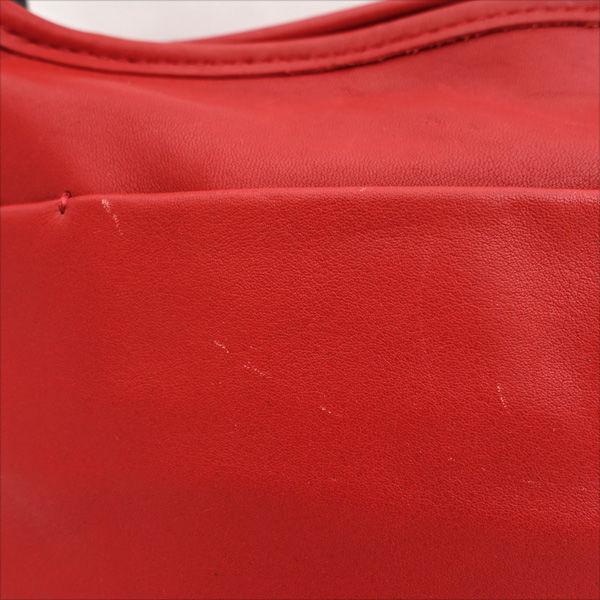 agnes b. b / アニエスベー ショルダーバッグ レザー レッド agnes b. b / アニエスベー ショルダーバッグ レザー レッド