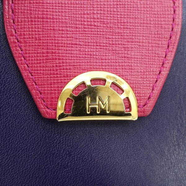 HANAE MORI（ハナエモリ） 財布 コンパクト パープル ピンク レザー