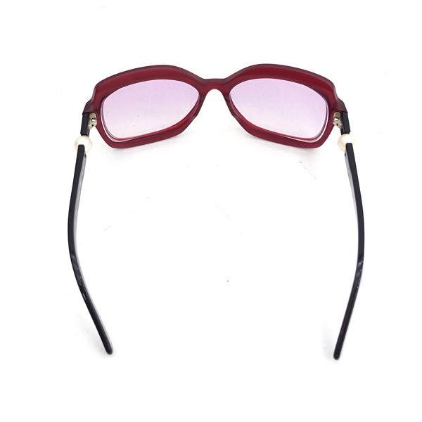 CHANEL / シャネル サングラス 度入り ボルドー 黒 パール 5132-H  