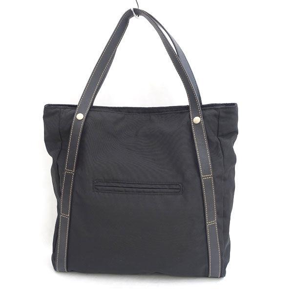 BOGNER（ボグナー） トートバッグ セミショルダー ナイロン レザー 黒 