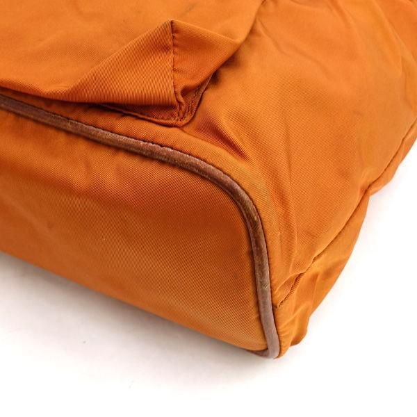 Felisi / フェリージ ■ハンドバッグ セミショルダー ナイロン レザー 柿色 00102 【バッグ/バック/BAG/鞄/カバン】 ブランド【中古】 [0990013837] Felisi（フェリージ） ハンドバッグ セミショルダー ナイロン レザー