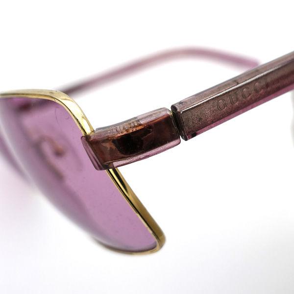 GUCCI グッチ サングラス GG0227S レッド ラメ GG ロゴ 鉢 ケース付き
