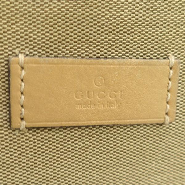 GUCCI グッチ　ベージュ ショルダーバッグ　シマ GUCCI / グッチ ショルダーバッグ GGシマ ベージュ系 キャンバス
